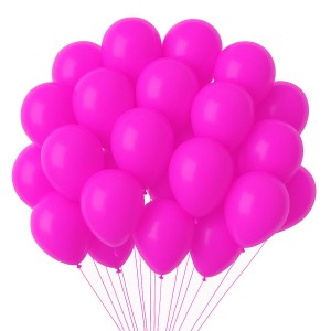 GLOBOLANDIA GLOBOS FLUO MAGENTA 10" x 50u